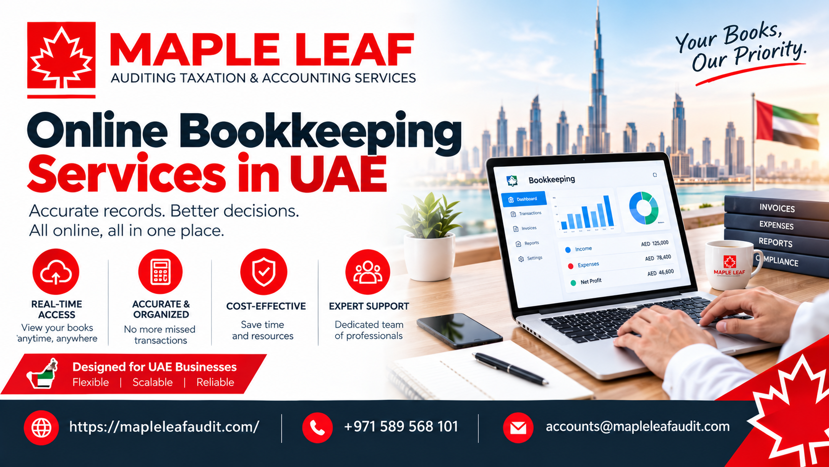 Online Bookkeeping Services in UAE